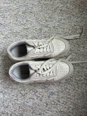 Call It Spring Cream White platform Low-Top Sneakers